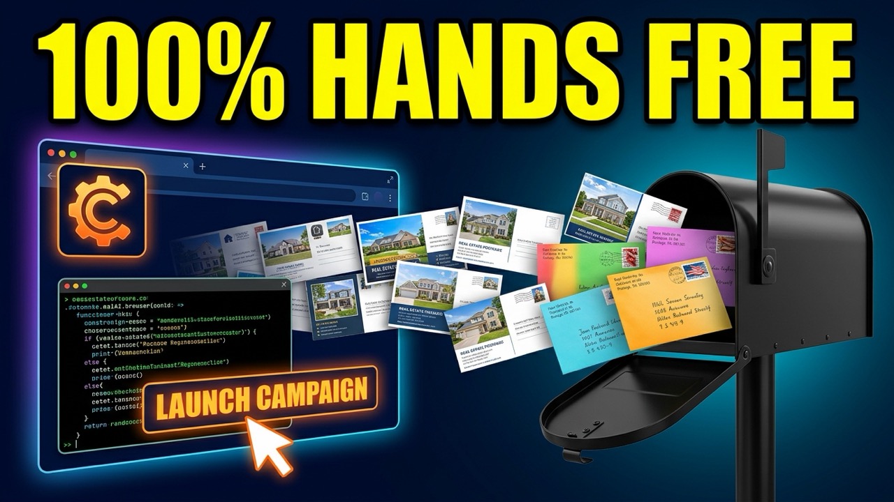 I Let Claude AI Build & Mail a Real Estate Campaign Live