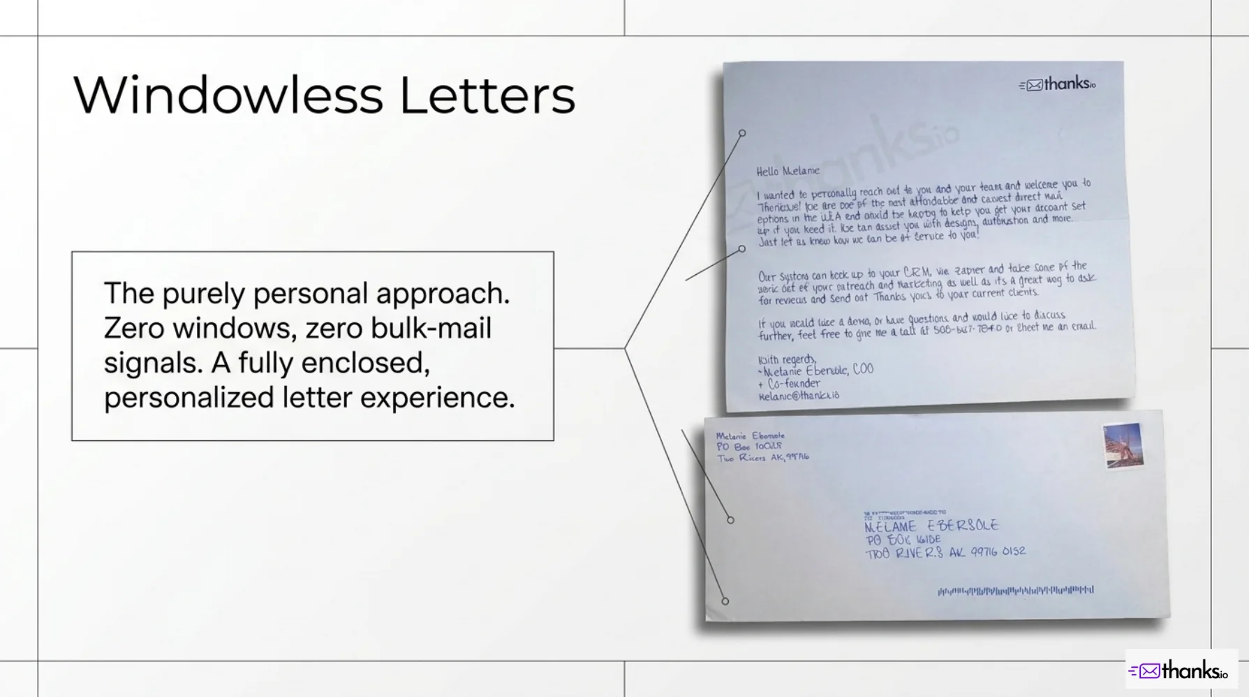 Thanks.io print portfolio, page 11: Windowless letters